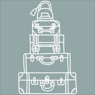 Stacked Suitcase - Cut Out