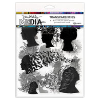 Dina Wakley - Media Transparencies - Focals  Set 1 (6sheets)