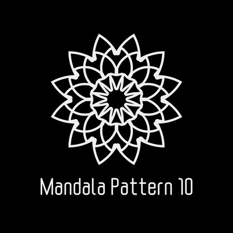 6"x6" Mandala Mask 10