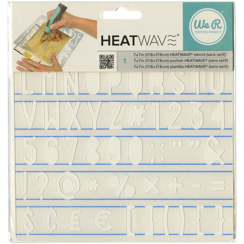 Heat Wave - Stencil - Sans Serif