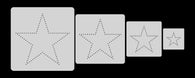 Stitching Stencil - Star Set (1",2",3",4")