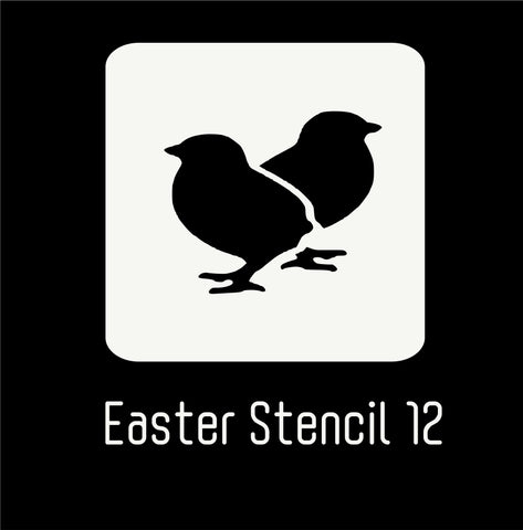 Easter Stencil 12 - Chicks