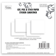 Couture Creations - Sticker Cardstock - White (10sheets)