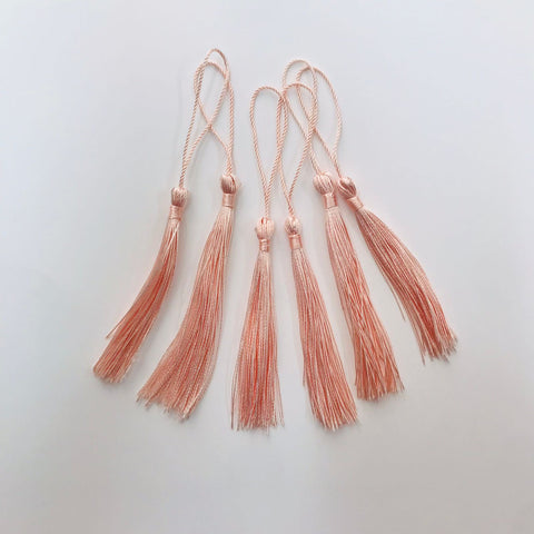 Bookmark Tassels - Apricot 130mm (5pcs)