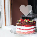 Acrylic Cake Topper - Heart 5cm
