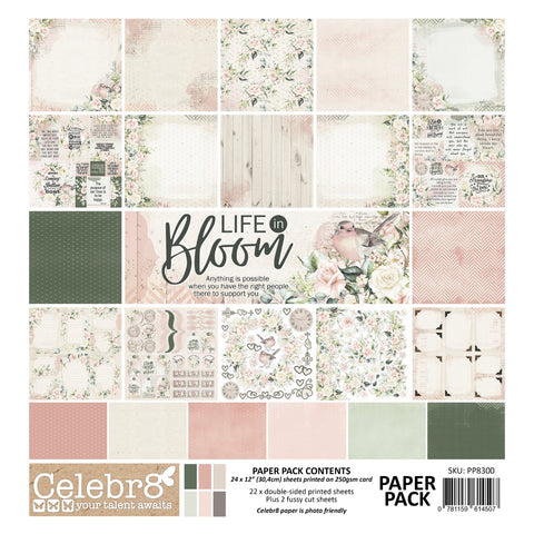 Celebr8 - Life in Bloom Collection Kit (24sheets)
