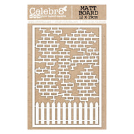 Celebr8 - Whiskers And Pawprints Collection Chipboard - Brick Elements