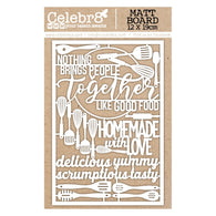 Celebr8 - Farmhouse Kitchen Collection Chipboard - Title & Elements