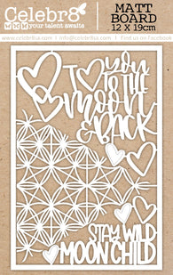 Celebr8 - Starry Night Collection Chipboard - Loving Our Blessed Life