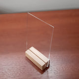 2mm Clear Acrylic Plaque - Rectangle A7