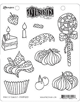 Dylusions Stamp - Bake it Yourself