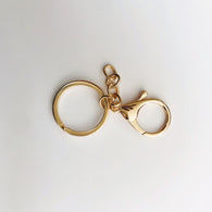 Lobster With Split Ring - Gold (1pc)