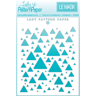 Lady Pattern Paper - Lil' Kiddos Collection Stencil - Triangles