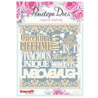 Penelope Dee - Ponder Collection Chipboard - Word Sentiments