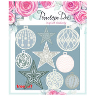 Penelope Dee - Christmas Pizazz Collection - Acrylic Bauble & Stars