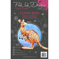 Pink Ink Designs - 6x8" Stamp - I Love Roo