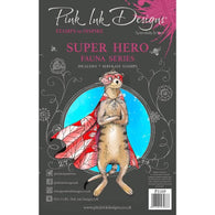 Pink Ink Designs - 6x8" Fauna Series Stamp - Super Hero
