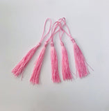 Bookmark Tassels - Pink 130mm (5pcs)