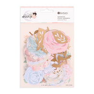 Rosie's Studio - Beautiful Dreamer Collection - Cardstock Floral Die Cuts (112 pcs)