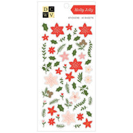 DCWV - Holly Jolly Collection - Gold Foil Stickers