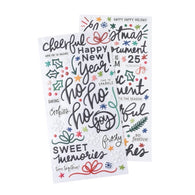 Vicki Boutin - Peppermint Kisses Collection - Thickers Ho Ho Ho - Phrase Puffy (155 Piece)
