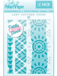 Lady Pattern Paper - Wild Africa Collection Stencil - Tribal Double Layer
