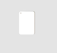 3mm Sublimation  - White Rectangle (6cm x 4cm 1pc)