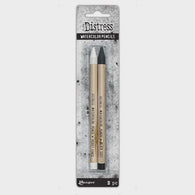 Tim Holtz - Distress Watercolour Pencils 2pk (picket fence & black soot)