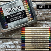 Tim Holtz - Distress Watercolour Pencils - Set 4