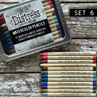 Tim Holtz - Distress Watercolour Pencils - Set 6