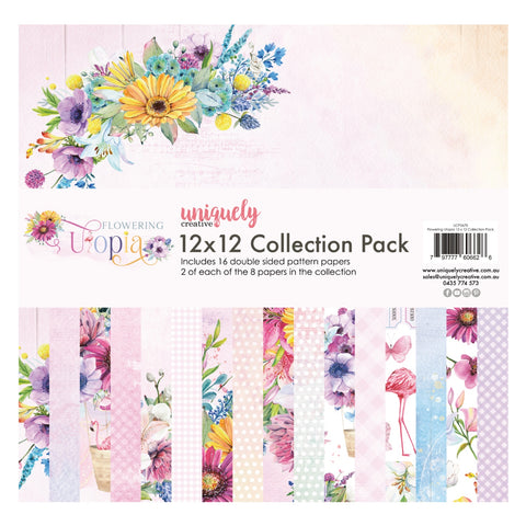 Uniquely Creative - Flowering Utopia Collection Kit (16 sheets)