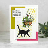 Creative Expressions - 3.8x2.6" Woodware Stamp - Cat Silhouette