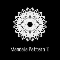 4"x4" Mandala Mask 11