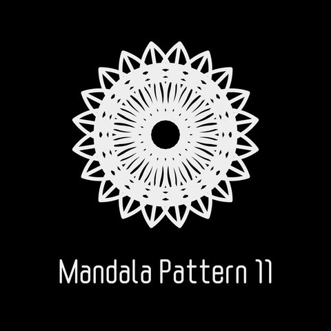 4"x4" Mandala Mask 11