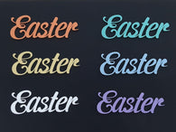 3mm Acrylic Words - Easter (15cmx5.5cm)