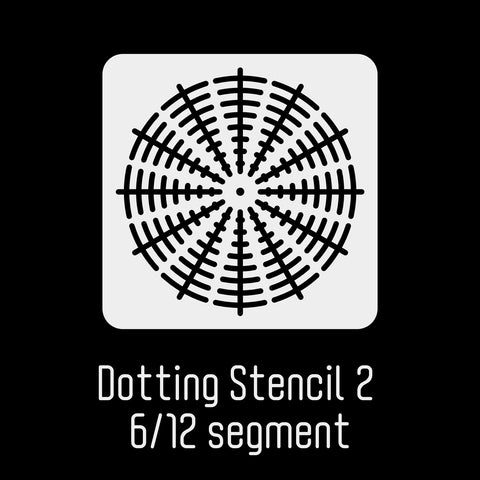 4"x4" Dotting Stencil 2