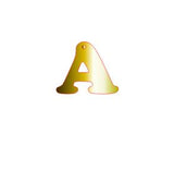 5cm Acrylic - Mirror Gold Alphabet from