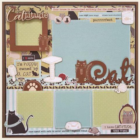 Four-Legged Friends  - Cat Single Page Layout