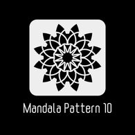 6x6" Mandala Stencil 10