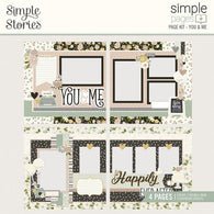 Simple Stories - Happily Ever After Collection - Double Page Layout - You & Me