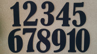Felt Numbers - Black 2"  (font B)