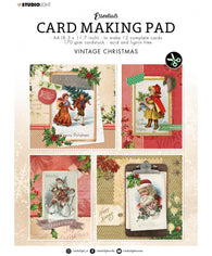 Studio Light - Vintage Christmas - Card Making Pad nr.10