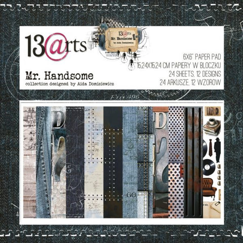 13@rts - Mr Handsome Collection - 6x6 Paper Pad