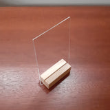 2mm Clear Acrylic Plaque - Rectangle A7
