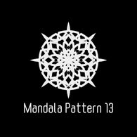 4"x4" Mandala Mask 13