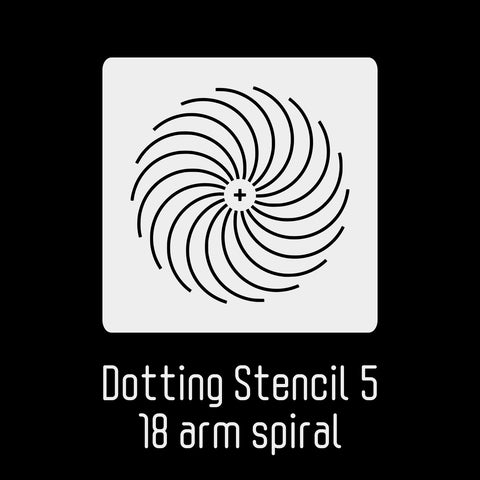 4"x4" Dotting Stencil 5