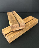 Wooden Pine Block Stained With 3mm Slit (W8cm x L4cm)