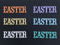 3mm Acrylic Words - Easter (14.5cmx4cm)