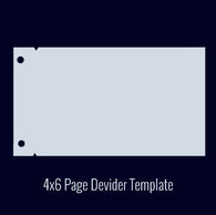 4"x6" Page Divider Template